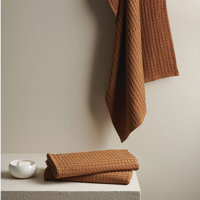 Buy Beehive Waffle Towel Combo (Brown) - Four Piece Set Towel Sets from Vaaree