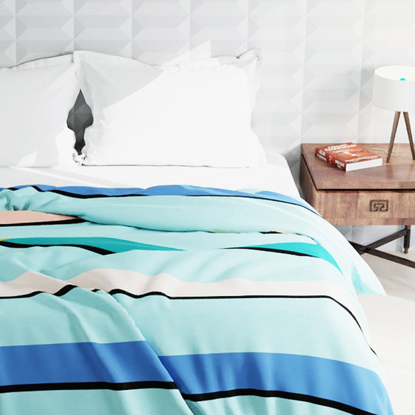 Buy Mazima Striped Comforter Comforters & AC Quilts from Vaaree