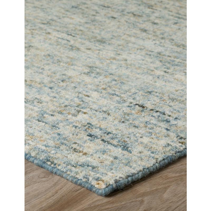 Buy Handloom Harmony Hand Woven Rug - Blue & Brown Rugs from Vaaree