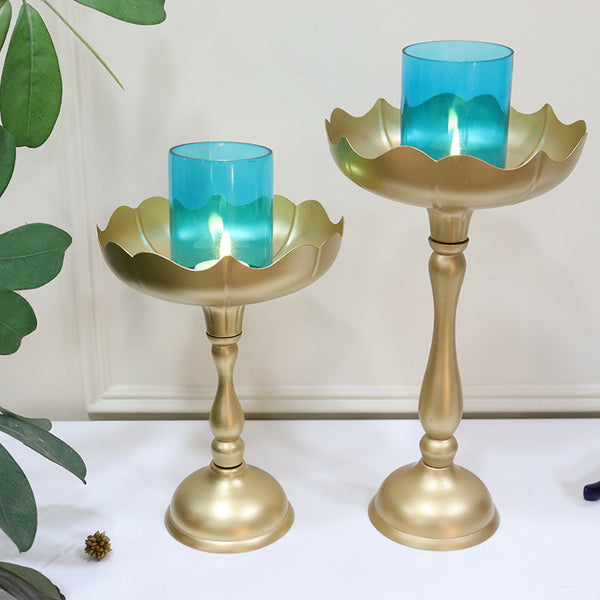 Buy Kamla Candle Holder - Set Of Two Candle Holders from Vaaree