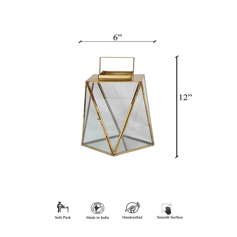 Buy Lanterno Brass Candle Holder Candle Holders from Vaaree