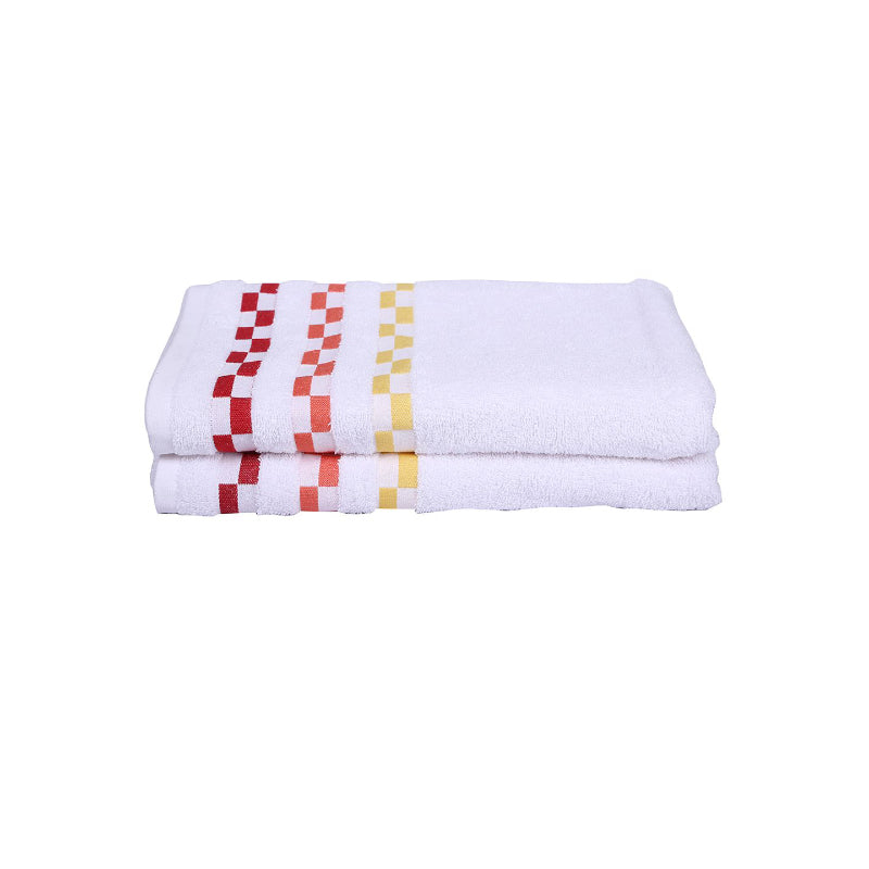 Buy Delpha Bath Towel (White) - Set Of Two Bath Towels from Vaaree