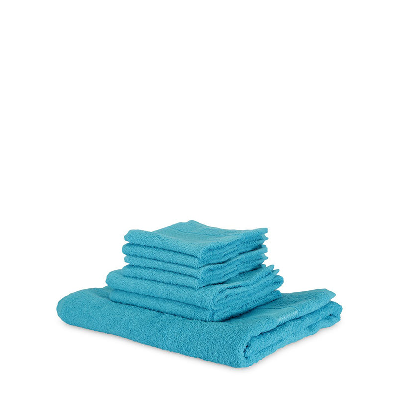 Buy Eva Quick Dry Towel Combo (Blue) - Seven Piece Set Towel Sets from Vaaree