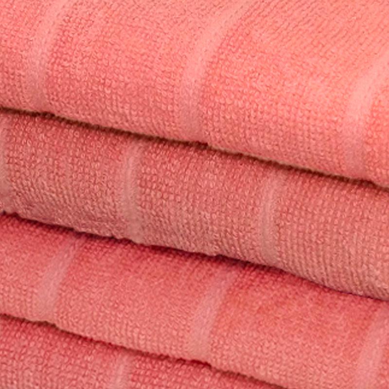 Buy Sarda Bath Towel (Peach) - Set Of Two Bath Towels from Vaaree