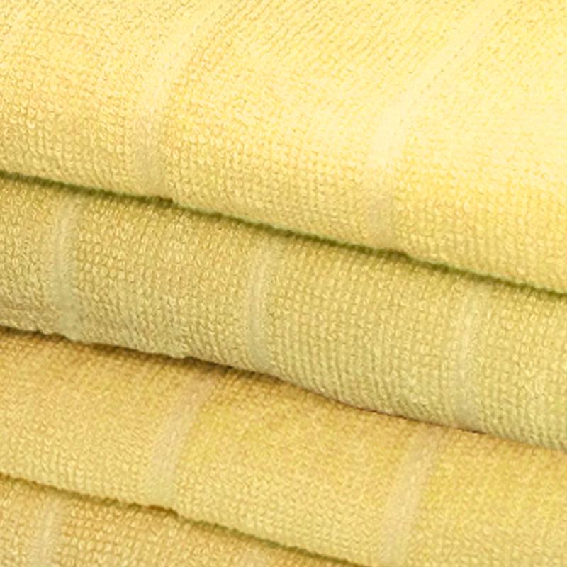 Buy Sarda Bath Towel (Yellow) - Set Of Two Bath Towels from Vaaree