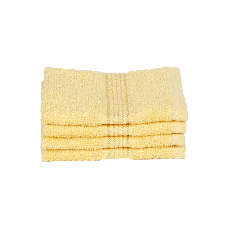 Buy Bodil Face Towel (Yellow) - Set Of Twelve Hand & Face Towels from Vaaree