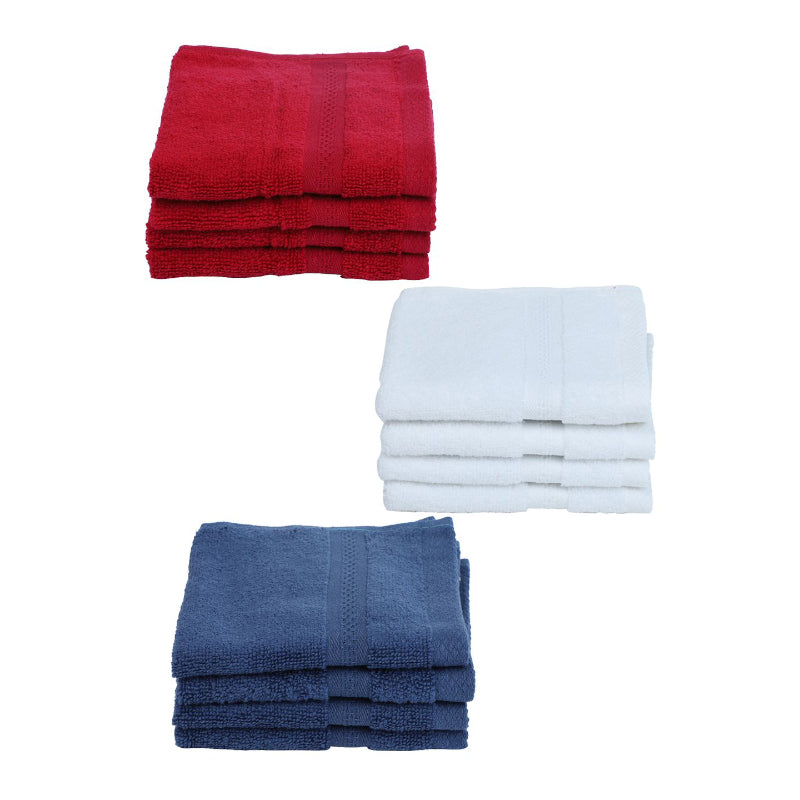 Buy Arja Miorah Face Towel - Set Of Twelve Hand & Face Towels from Vaaree