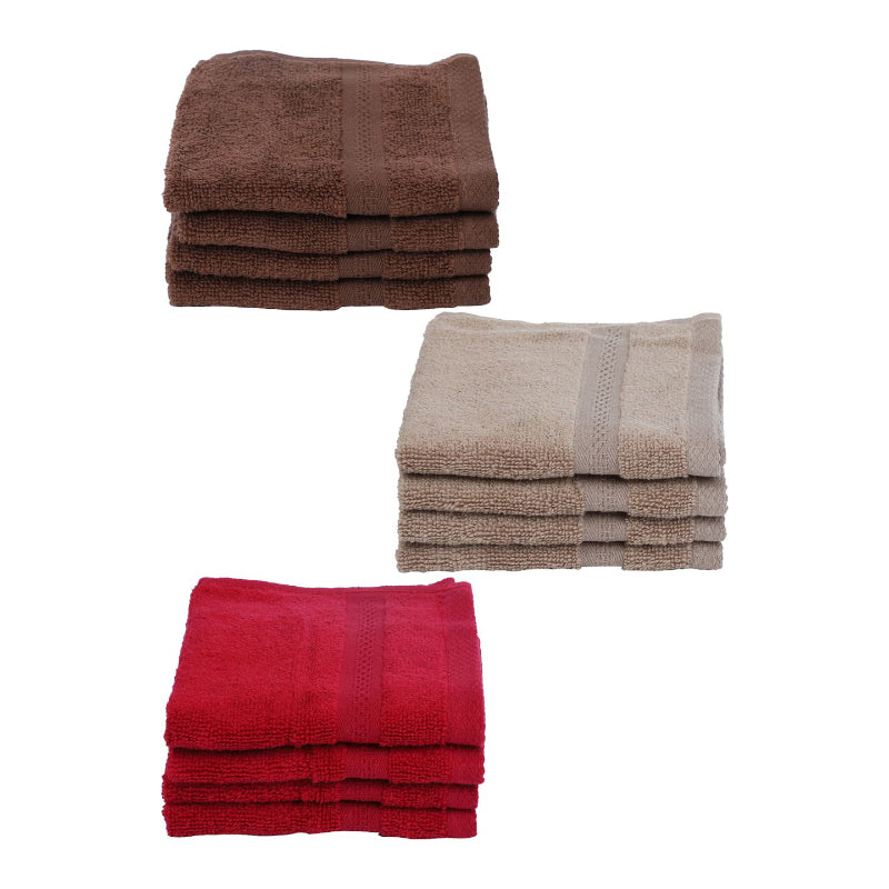 Buy Meldora Miorah Face Towel - Set Of Twelve Hand & Face Towels from Vaaree