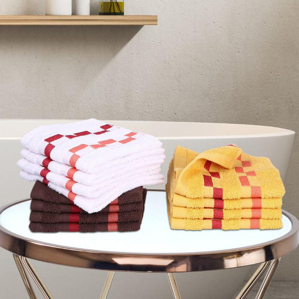 Buy Voro Delpha Face Towel - Set Of Twelve Hand & Face Towels from Vaaree