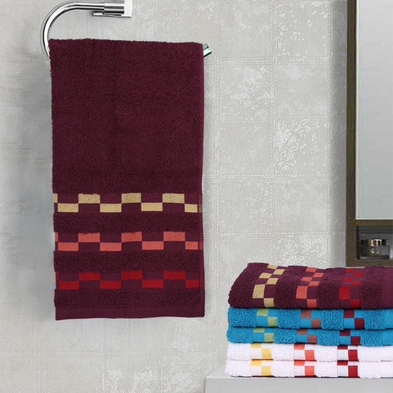 Buy Aneva Delpha Hand Towel - Set Of Six Hand & Face Towels from Vaaree