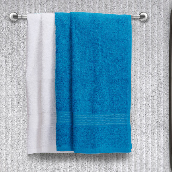 Buy Eva Quick Dry Hand Towel (Blue & White) - Set Of Four Hand & Face Towels from Vaaree