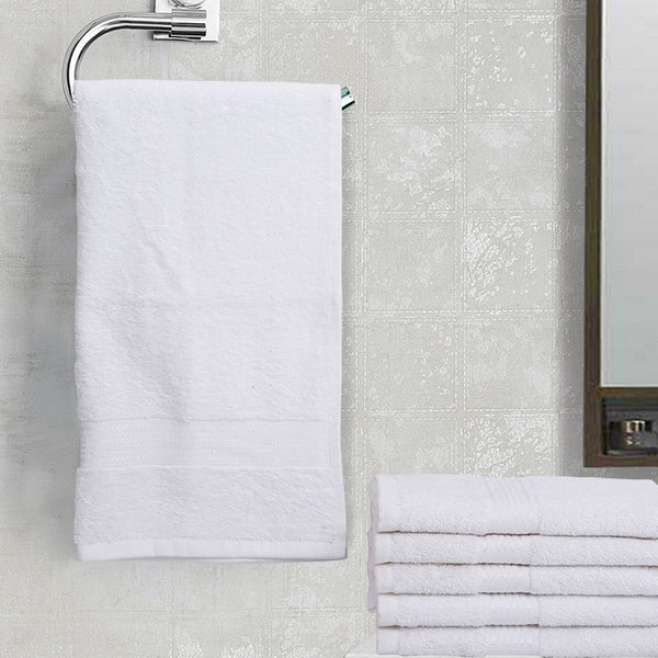 Buy Eva Quick Dry Hand Towel (White) - Set Of Six Hand & Face Towels from Vaaree