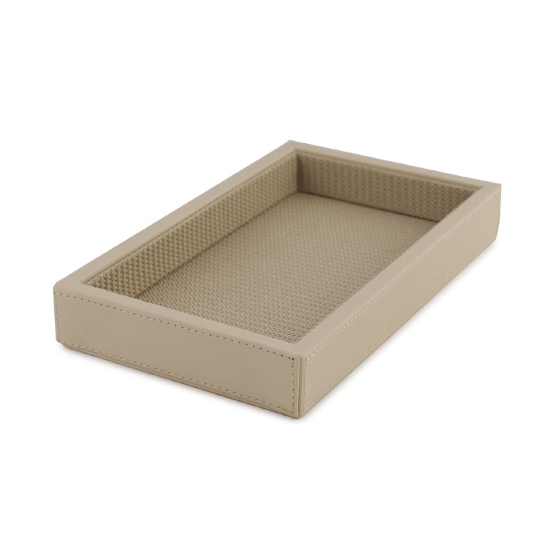 Serving Tray - Manae Vegan Leather Serving Tray - Beige