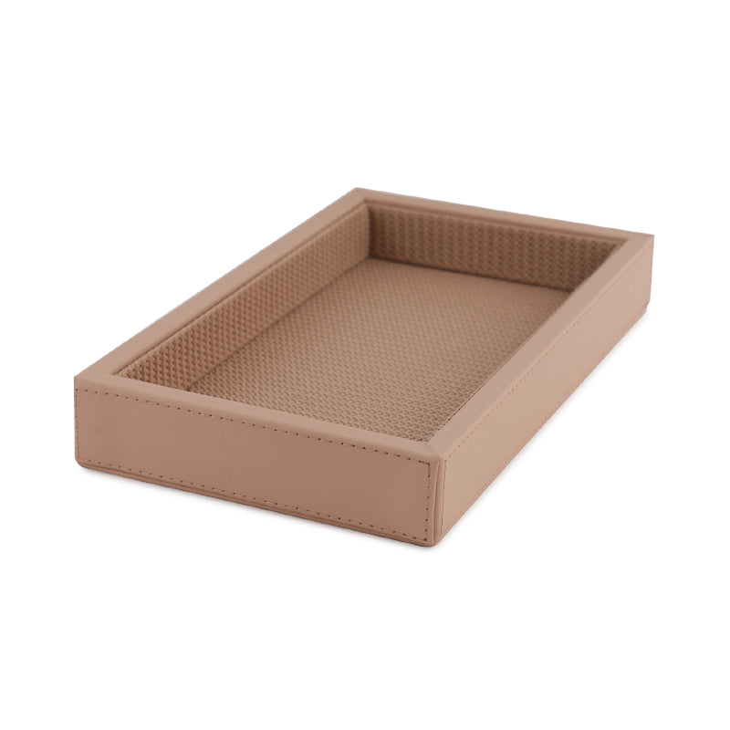 Serving Tray - Manae Vegan Leather Serving Tray - Brown