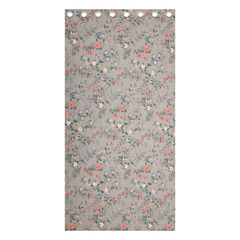 Buy Dayooj Floral Curtains - Coal Curtains from Vaaree