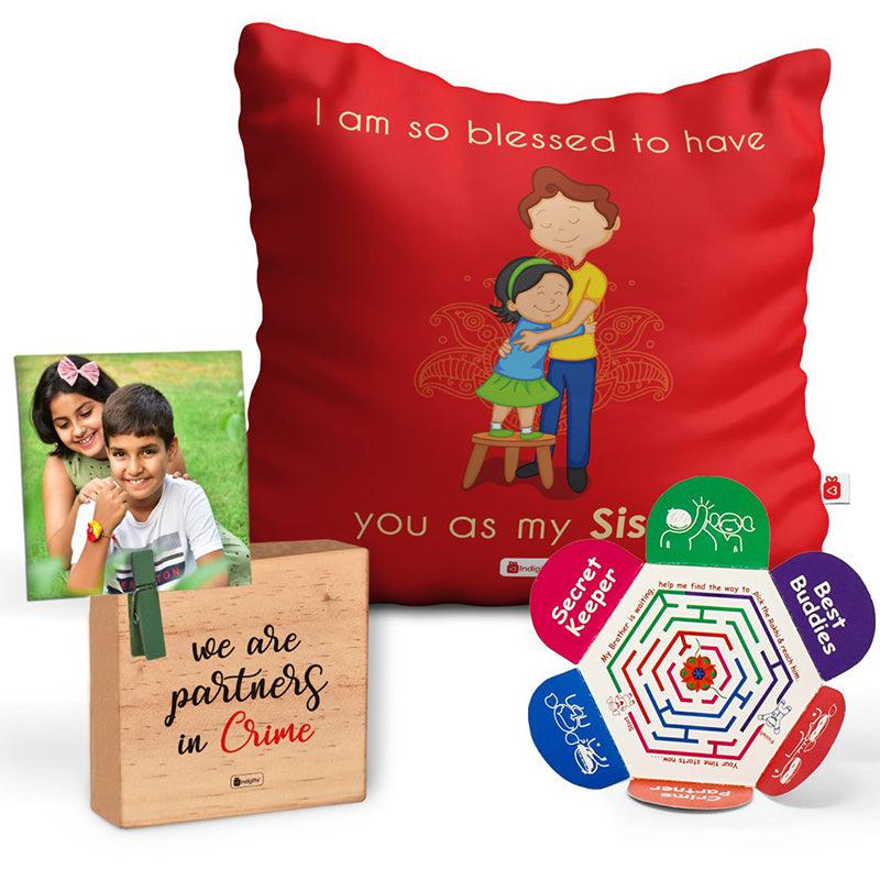 Buy Partner In Crime Rakhi Gift Set Gift Box from Vaaree