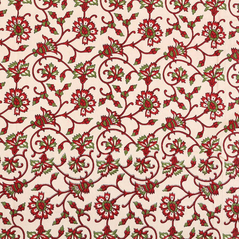 Buy Aariz Ethnic Bedsheet - Red Bedsheets from Vaaree