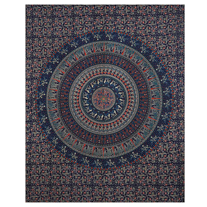 Buy Rosho Mandala Bedsheet - Multicolor Bedsheets from Vaaree