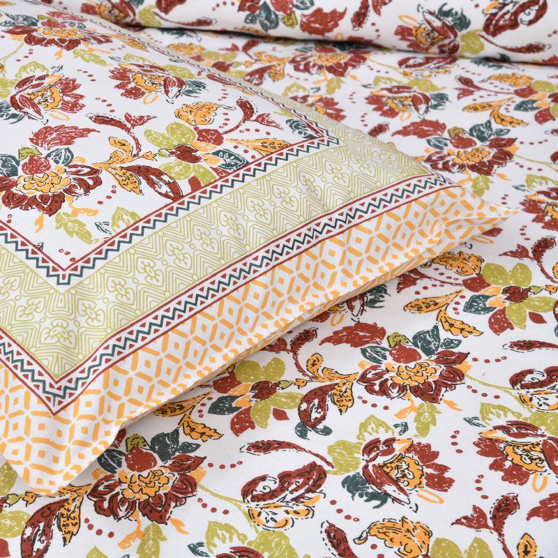 Buy Orkide Floral Bedsheet - Multicolor Bedsheets from Vaaree