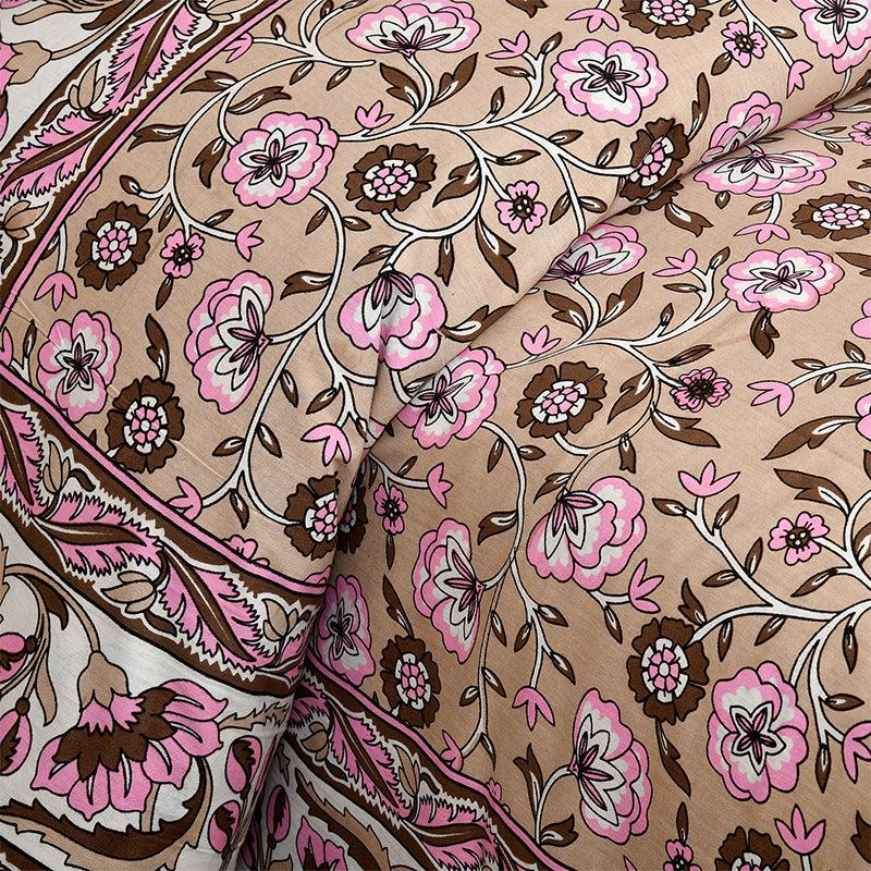 Buy Vahana Ethnic Bedsheet - Pink Bedsheets from Vaaree