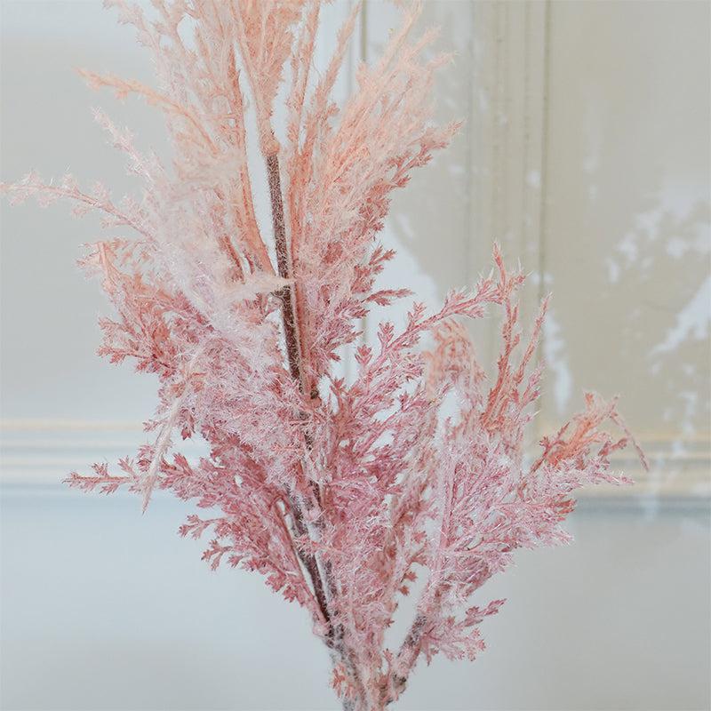 Buy Faux Asparnagus Pampas Flower Stick (Pink) - 25 CM Artificial Flowers from Vaaree