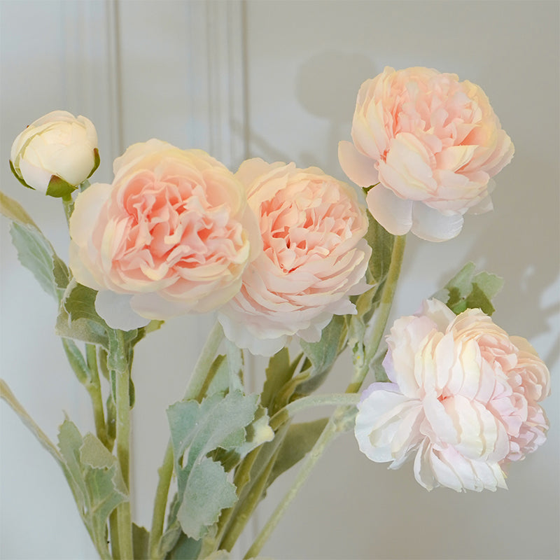 Buy Faux Light Pink Peony Flower Stick (20 CM) - Set Of Two Artificial Flowers from Vaaree