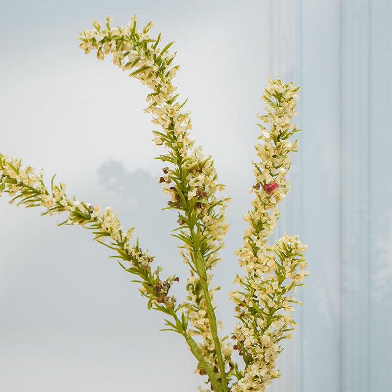 Buy Faux Autumn Amaranthus Millet Grass Flower Stick (White) - 35 CM Artificial Flowers from Vaaree