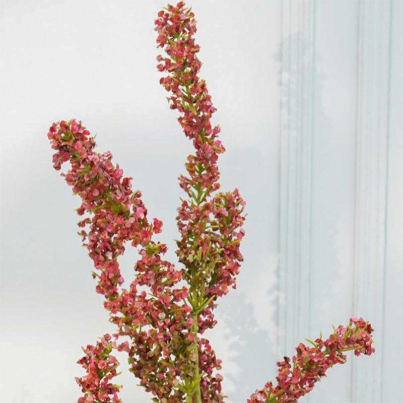 Buy Faux Autumn Amaranthus Millet Grass Flower Stick (Red) - 35 CM Artificial Flowers from Vaaree