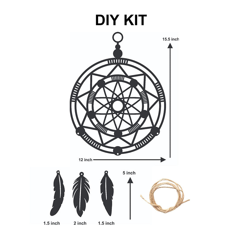 Buy Dreamcatcher Black Wall Accent Dreamcatchers from Vaaree