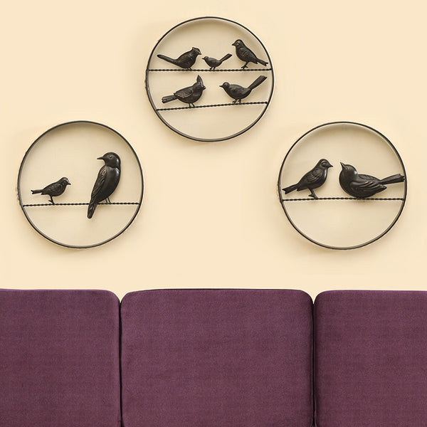 Avian Flock Wall Accent - Set Of Three