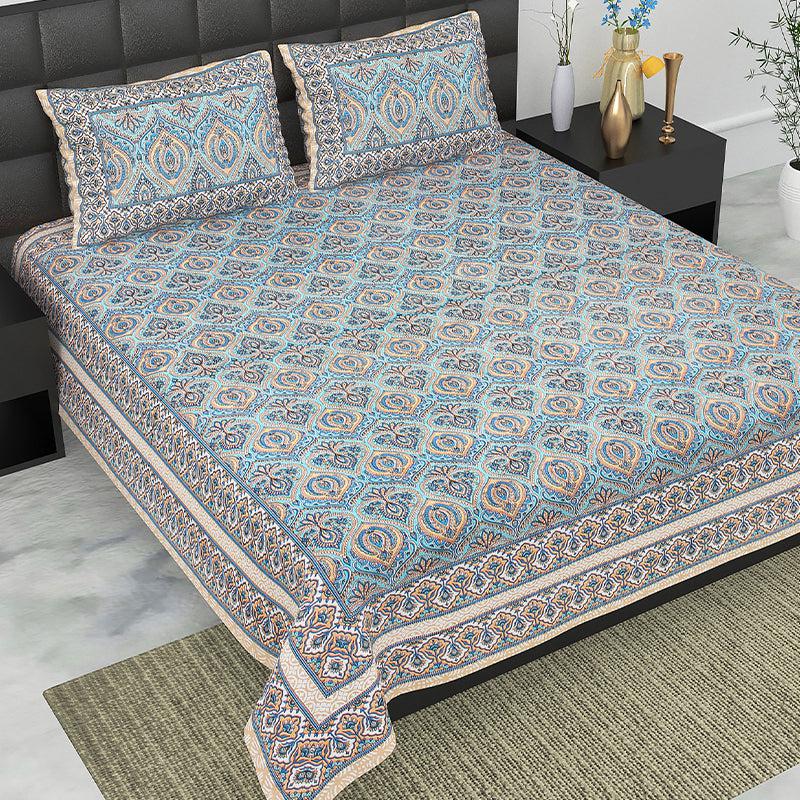 Buy Kurt Floral Bedsheet Bedsheets from Vaaree