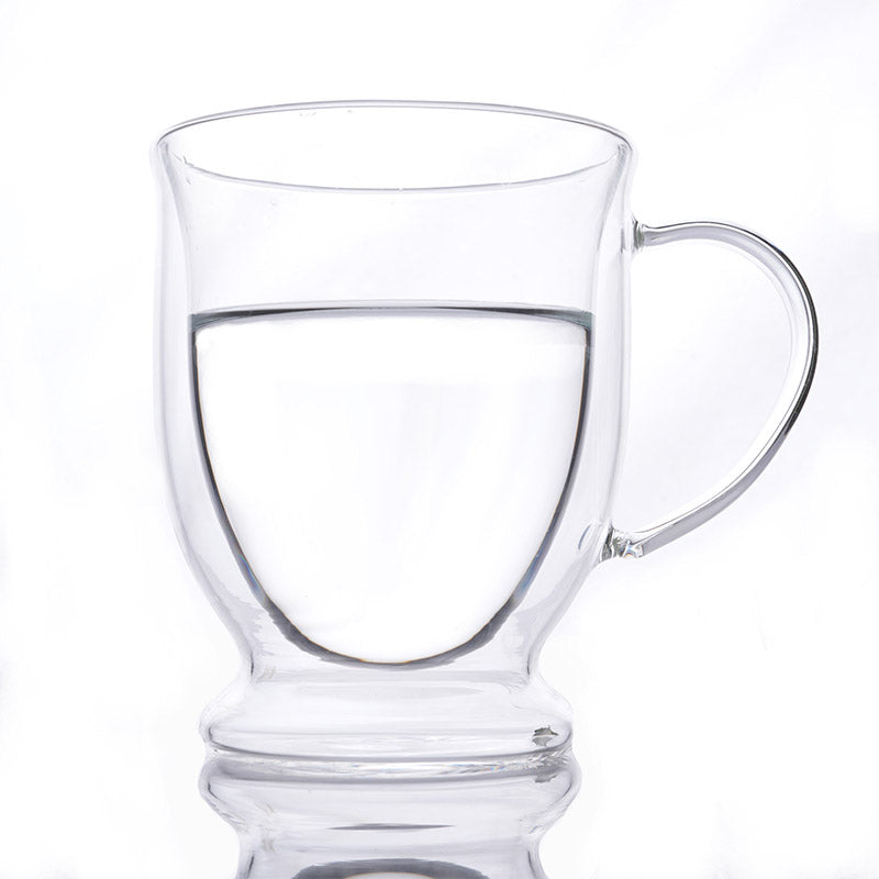 Mug & Tea Cup - Ajura Double Wall Glass Cup (250 ML) - Set Of Four