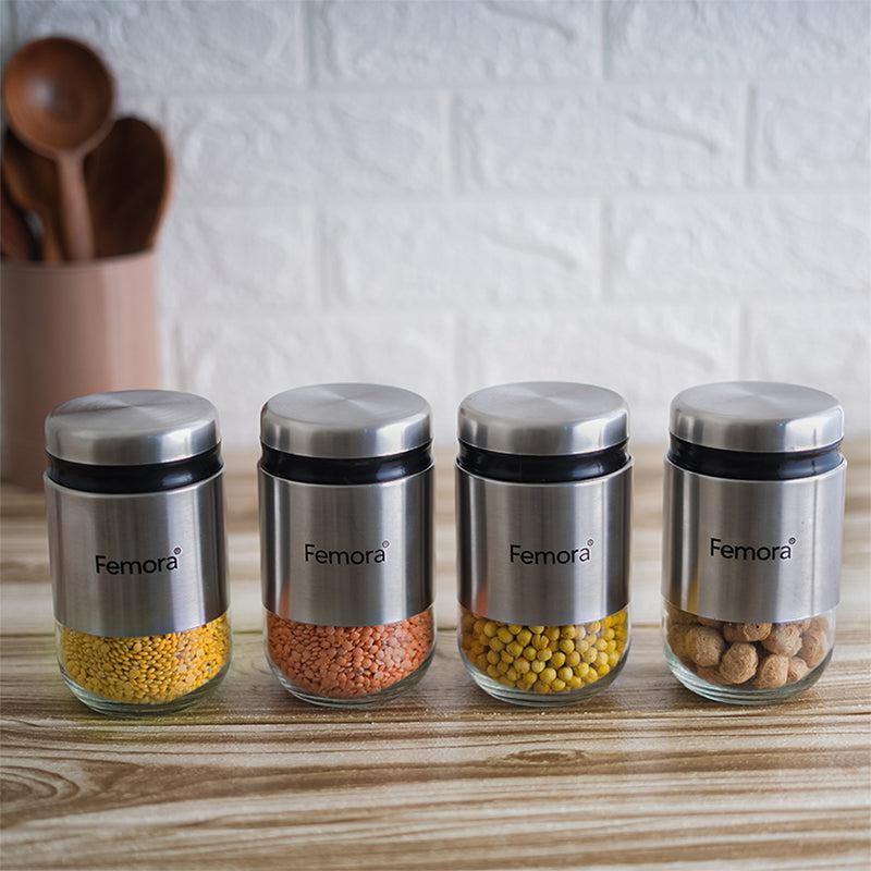 Jar - Alma Storage Jar (550 ML) - Set Of Four