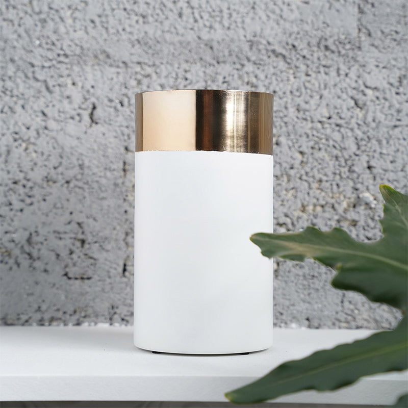 Buy Miren Cylindrical Metal Vase Vase from Vaaree