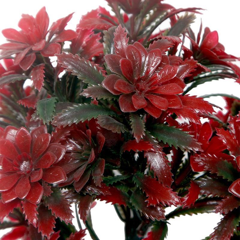 Buy Faux Red Flurry Bonsai With Pot Artificial Plants from Vaaree