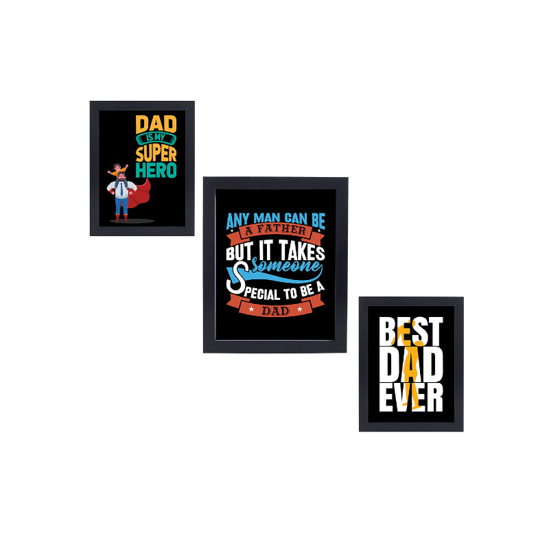 Wall Art & Paintings - Best Dad Ever Wall Art - Set Of Three