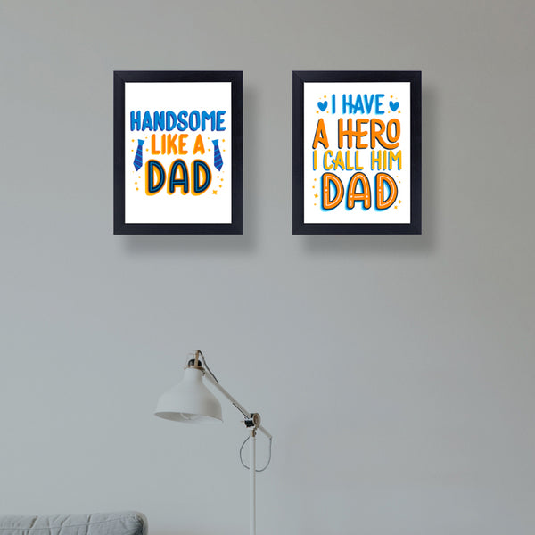 Wall Art & Paintings - Handsome Dad Wall Art - Set Of Two