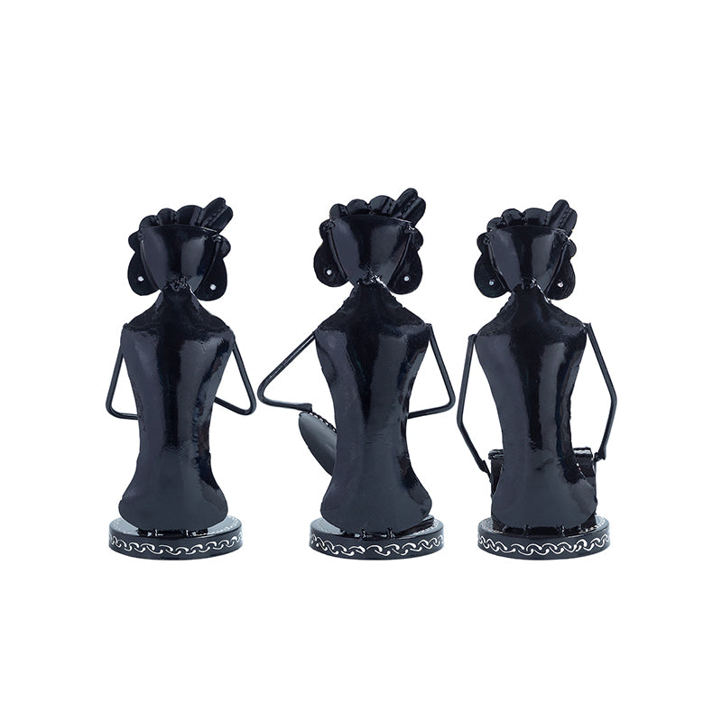 Buy Tribania Handcrafted Showpiece - Set Of Three Showpieces from Vaaree