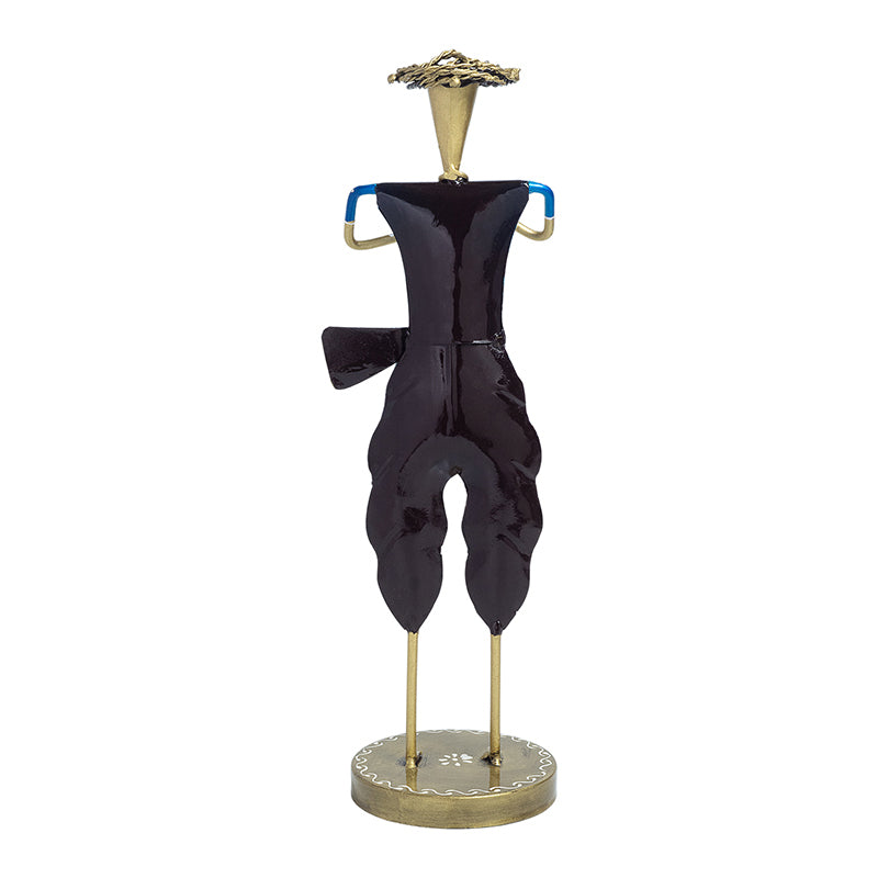 Buy Decorative Man With Flute Showpiece Showpieces from Vaaree