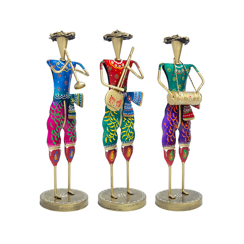 Showpieces - Folk Band Music Showpiece - Set Of Three