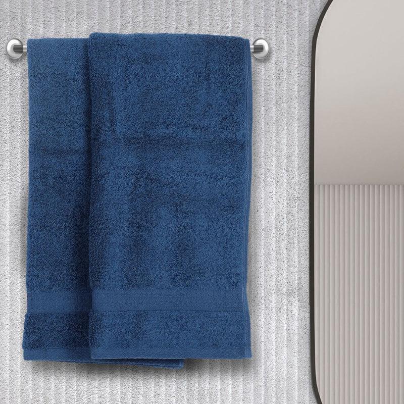 Buy Miorah Hand Towel (Blue) - Set Of Two Hand & Face Towels from Vaaree