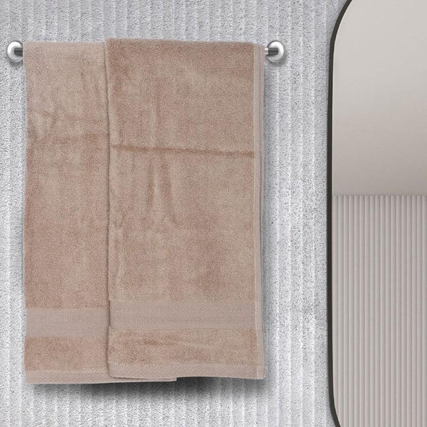 Buy Miorah Hand Towel (Beige) - Set Of Two Hand & Face Towels from Vaaree