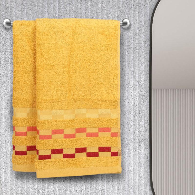 Hand & Face Towels - Delpha Hand Towel (Yellow) - Set Of Two