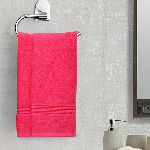 Buy Eva Quick Dry Hand Towel (Pink) - Set Of Two Hand & Face Towels from Vaaree