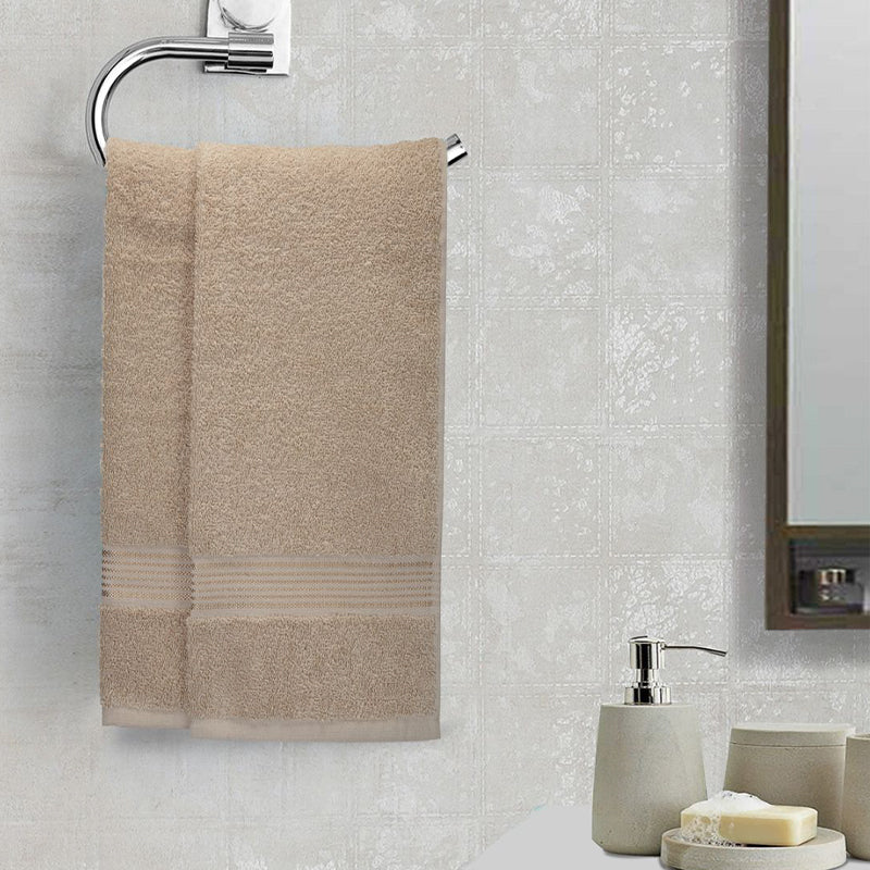 Buy Eva Quick Dry Hand Towel (Taupe) - Set Of Two Hand & Face Towels from Vaaree