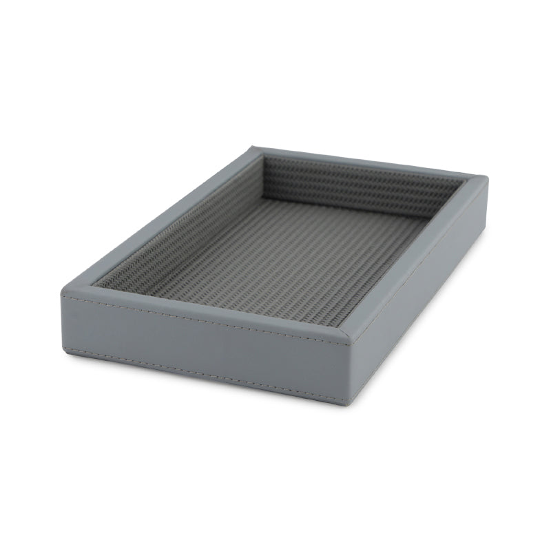 Serving Tray - Manae Vegan Leather Serving Tray - Grey