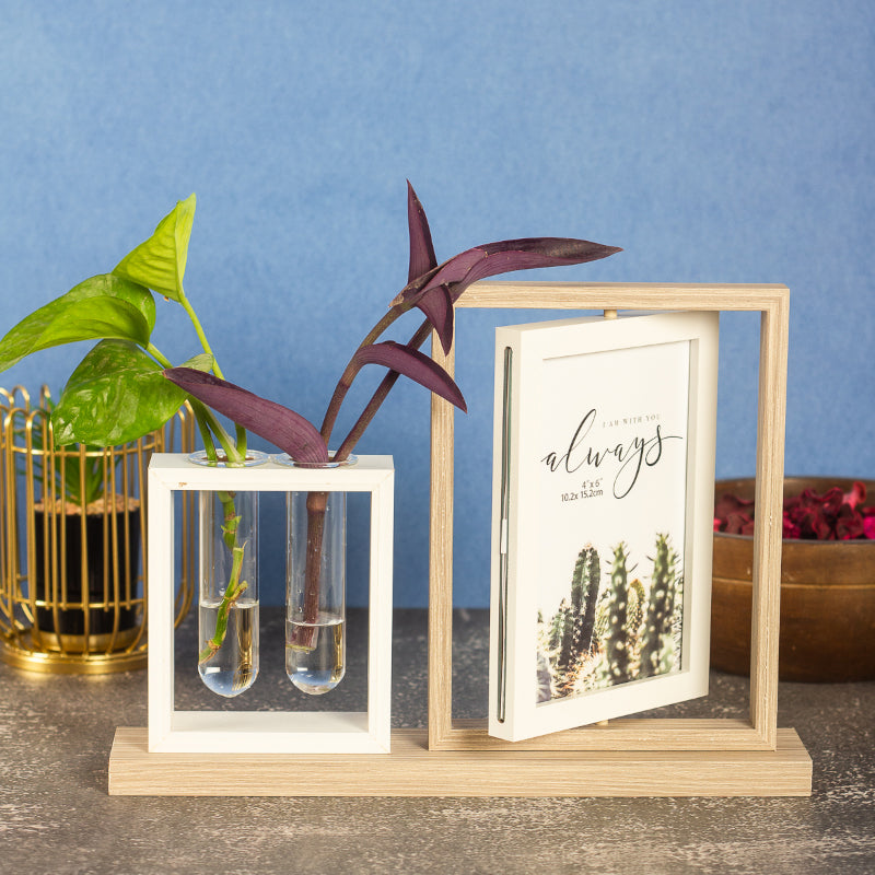 Photo Frames - Dema Photo Frame With Test Tube Planter