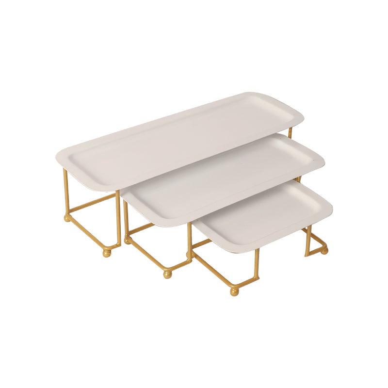 Buy Atva Rectangular Platter - Set Of Three Platter from Vaaree