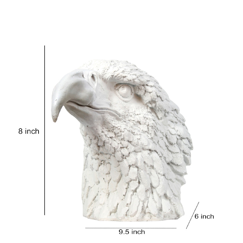 Buy Eagle Pride Showpiece - White Showpieces from Vaaree