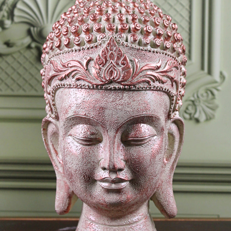 Showpieces - Thathagat Buddha Showpiece - Rose Gold